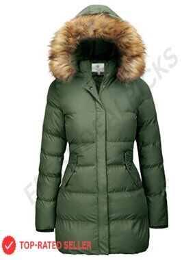 Womens Winter Thicken Puffer Coat Warm Parka Jacket